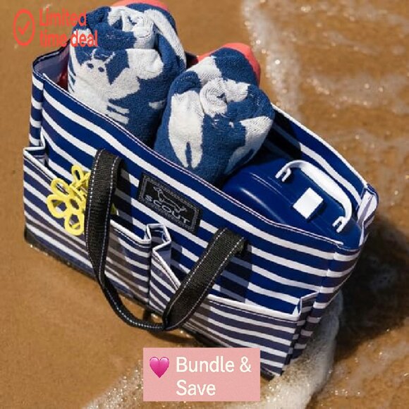 Medium Tote Bag with 5 Pockets, Breakaway Zipper, Slim Style for Women - Picture 6 of 7